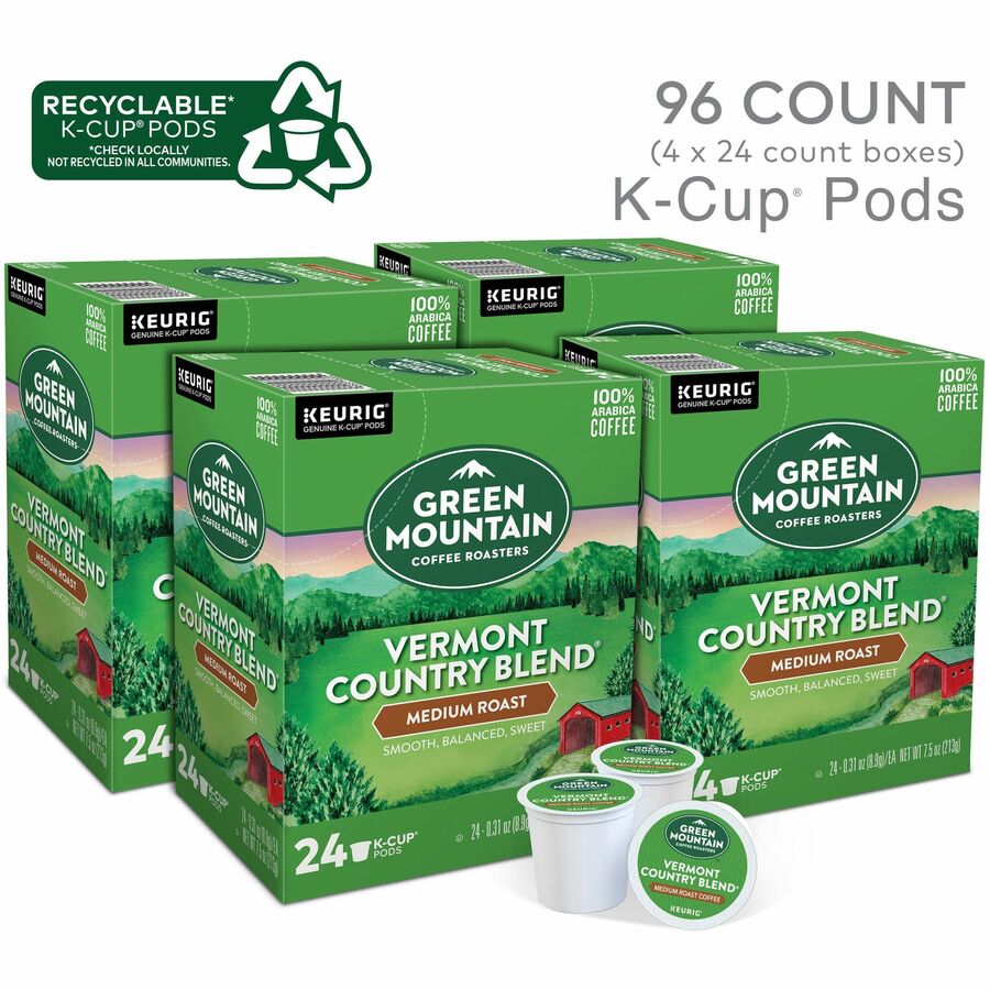 Green Mountain Coffee Roasters? K-Cup Vermont Country Blend Coffee