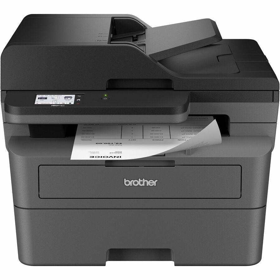 Brother Wireless MFC-L2820DW XL Compact Monochrome All-in-One Laser Printer with Copy, Scan and Fax, up to 4,200 pages1 of toner included, Duplex and Mobile Printing