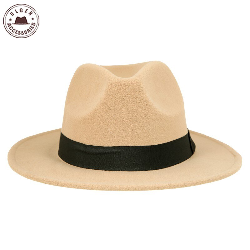 Vintage Wool Fedora Hat for Men