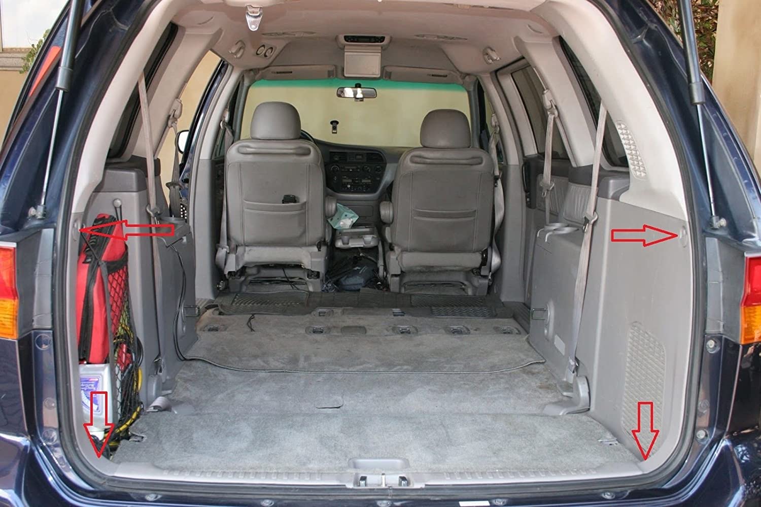 Envelope Style Trunk Cargo Net for Honda Odyssey