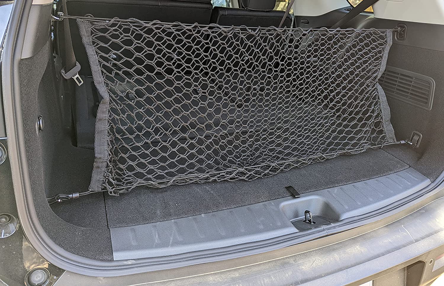 Envelope Style Trunk Cargo Net for Nissan Pathfinder S SV SL 2022-2023