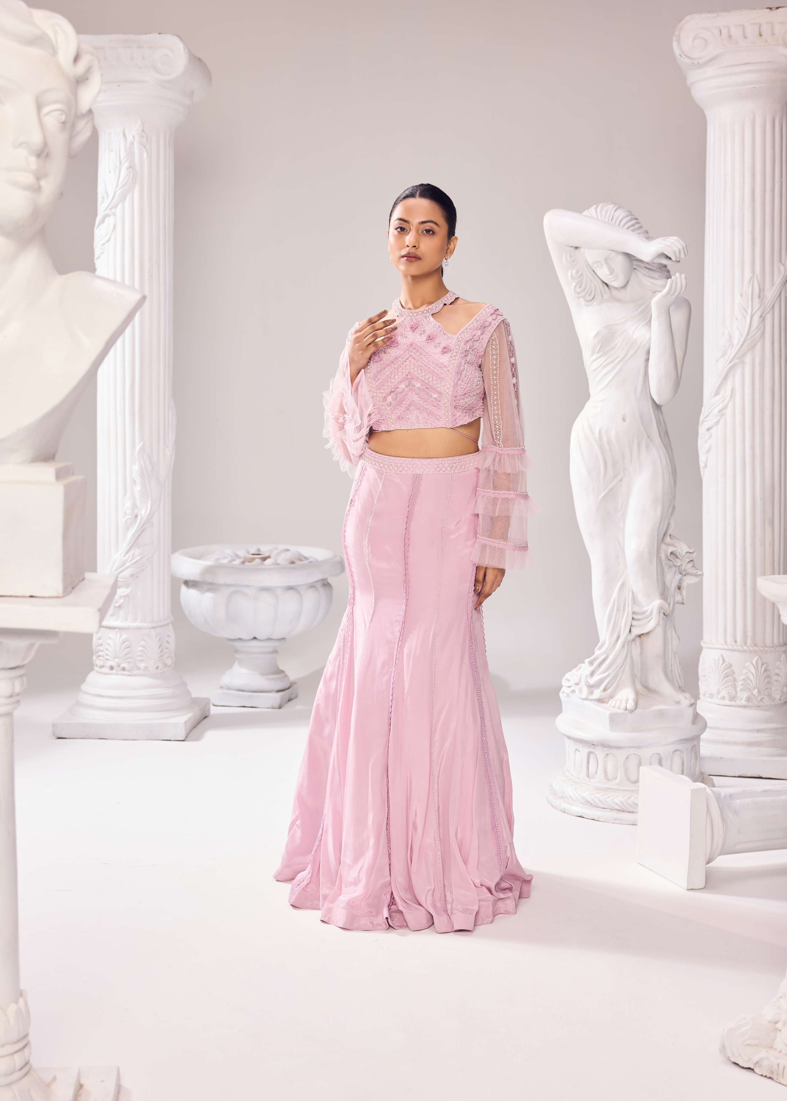 Harmony Fishcut lehenga set