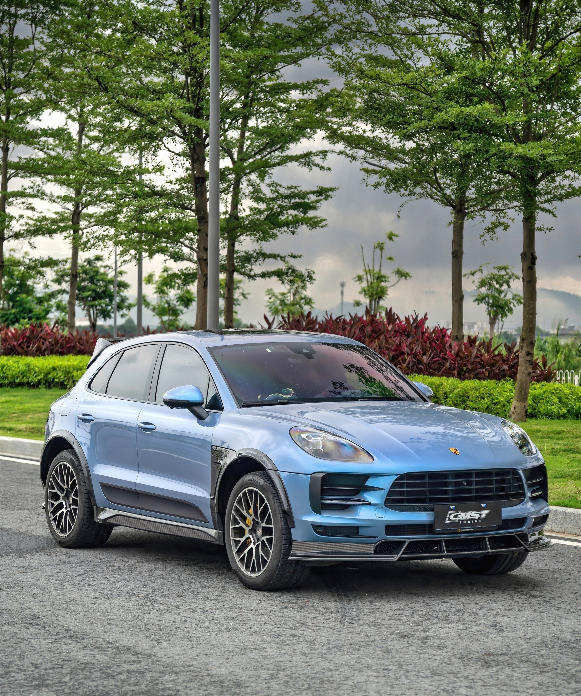 CMST Tuning Pre-preg Carbon Fiber Front Lip for Porsche Macan & Macan S 2019-2021