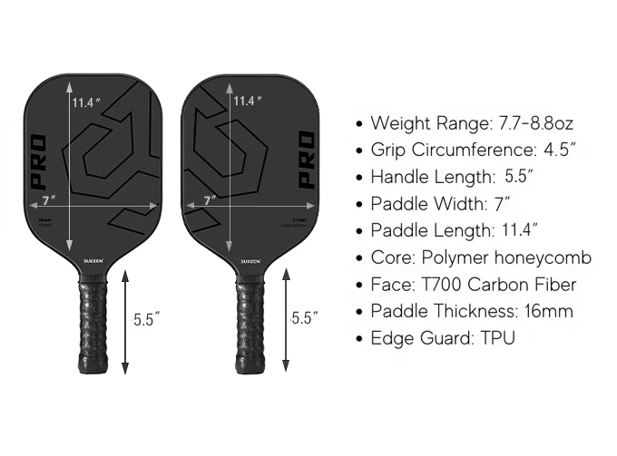 Carbon-Fiber-pickleball-paddle-parameter