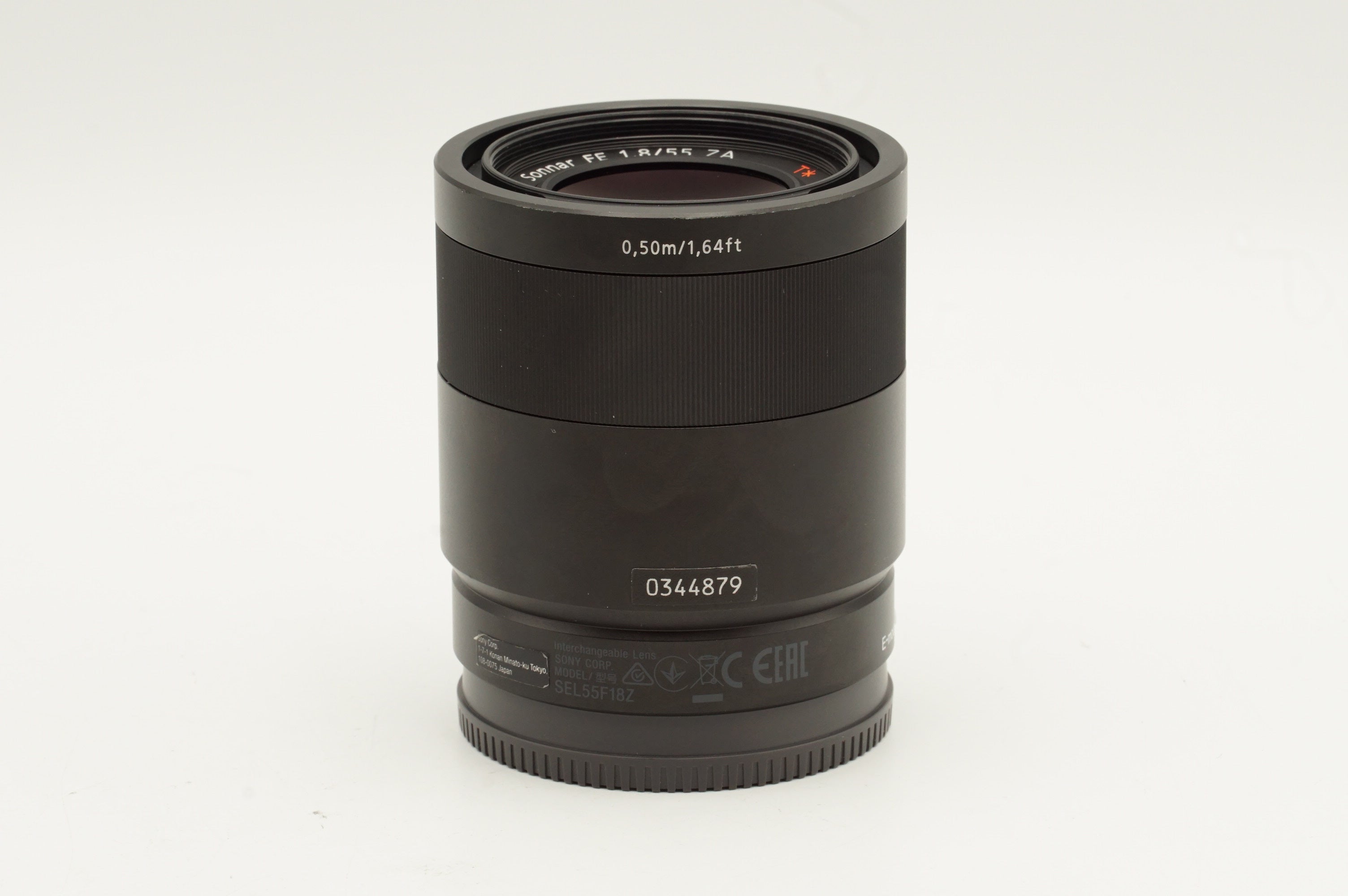 USED Sony FE 55mm F1.8 ZA (#0344879CM)