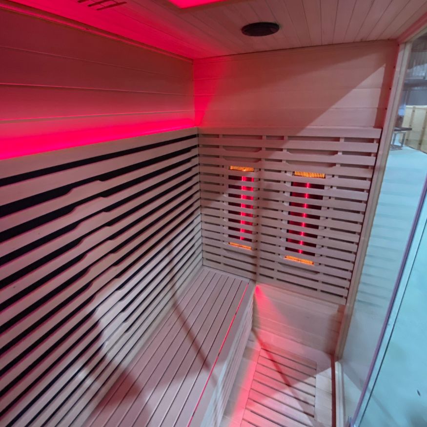 Full Spectrum Sauna inside