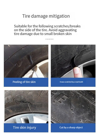 Tire repair glue，Applicable tire surface damage – Nicemeluck