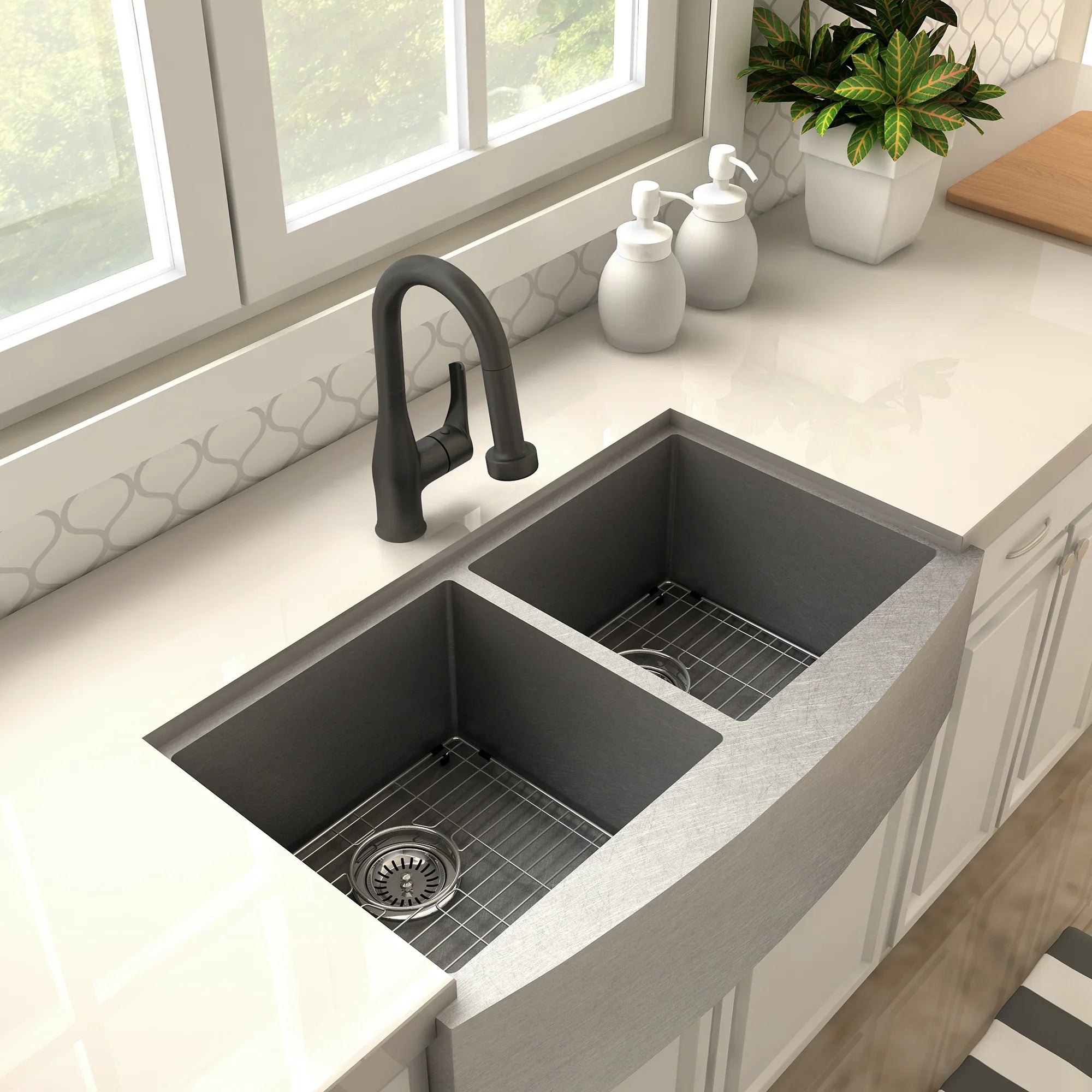 ZLINE Dali Kitchen Faucet in Matte Black (DAL-KF-MB)