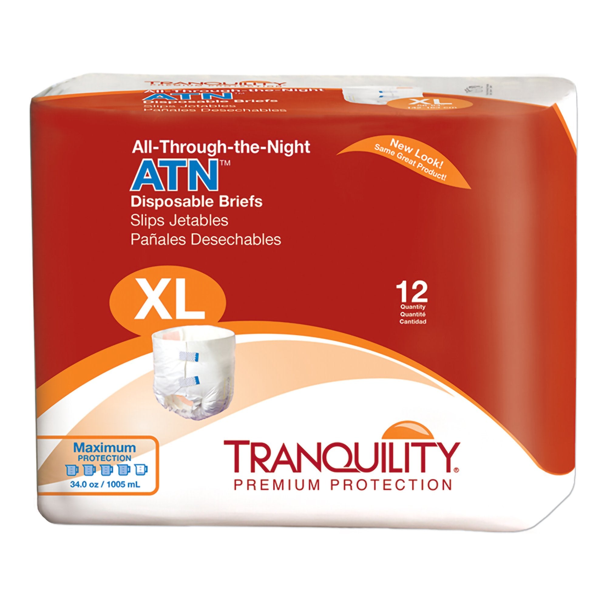 Tranquility? ATN Heavy Protection Incontinence Brief, Extra Large