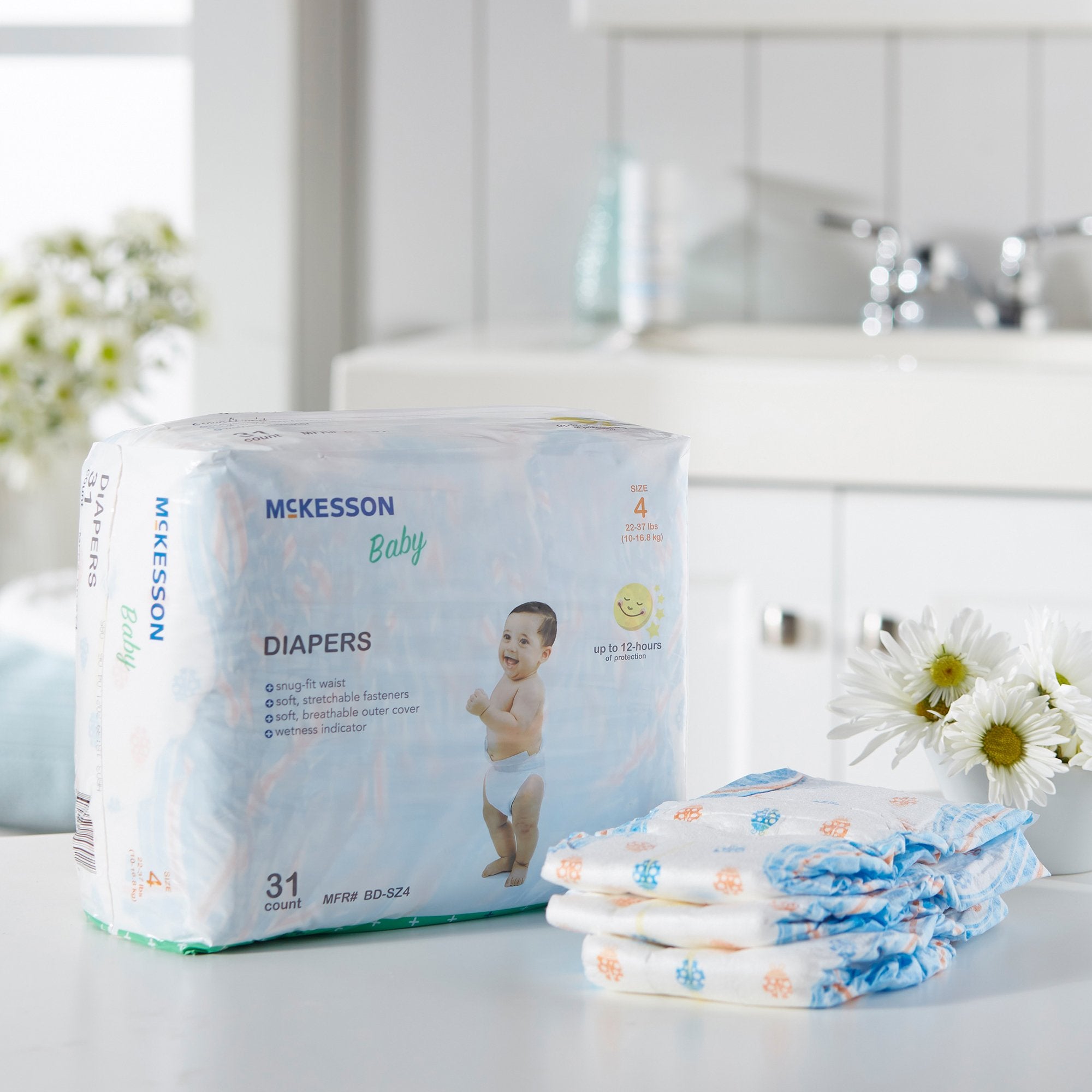 McKesson Baby Diaper, Size 4