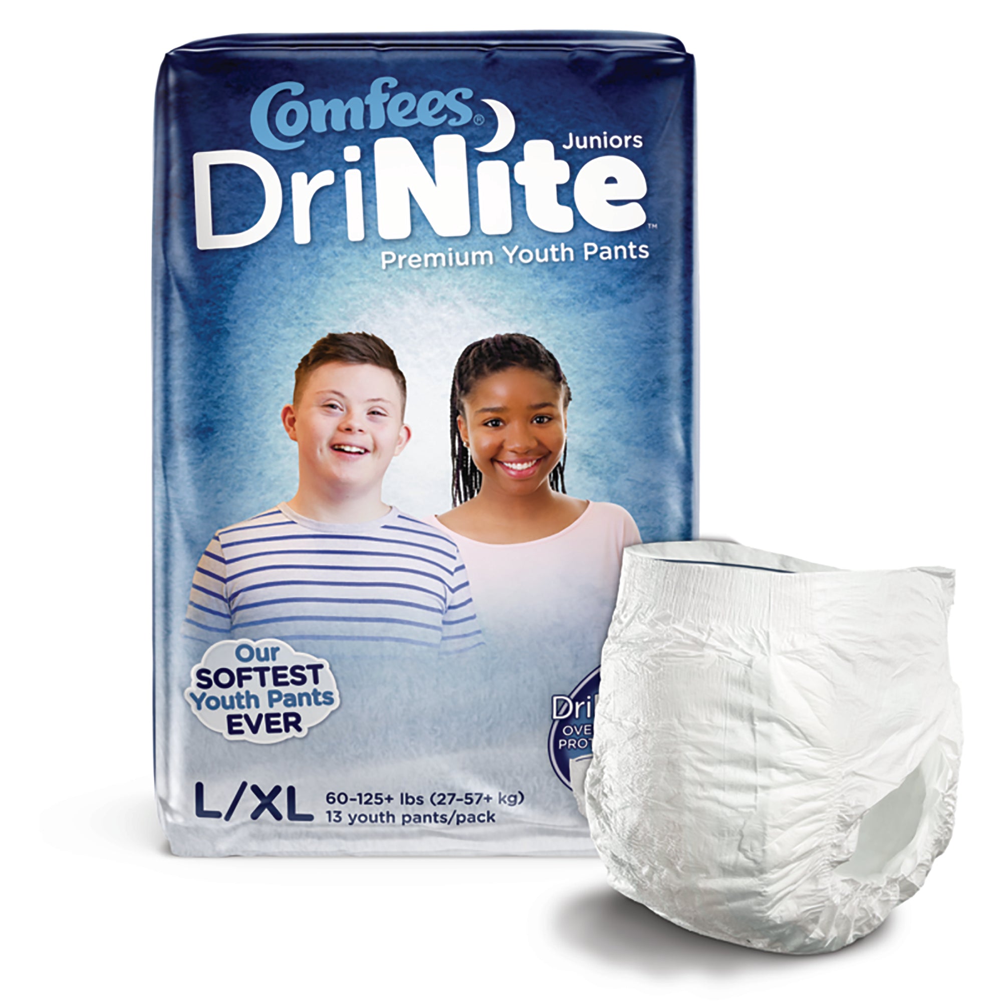 Comfees? DriNite? Juniors Absorbent Underwear, Large / Extra Large