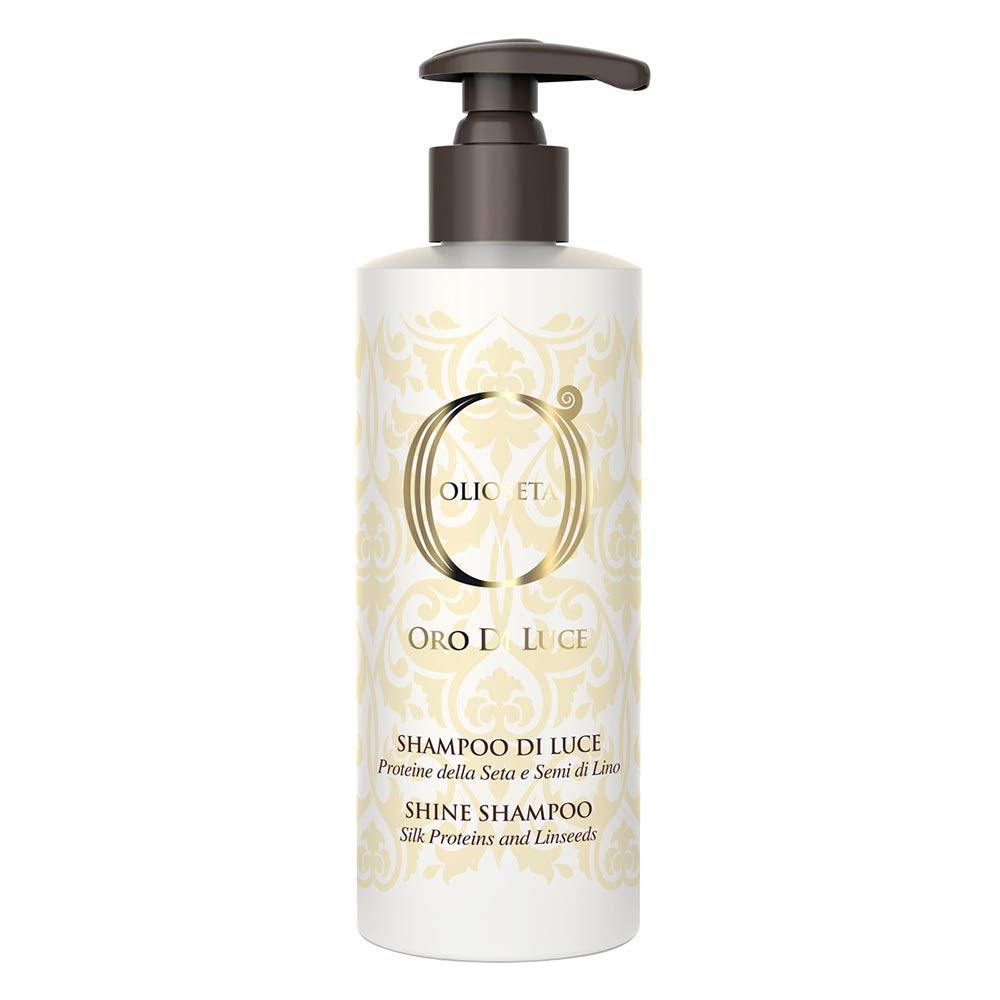 [Sample 0.34 oz] Barex Italiana Olioseta Shine Shampoo | With Silk Protein & Linseed Oils | Oro Del Marocco
