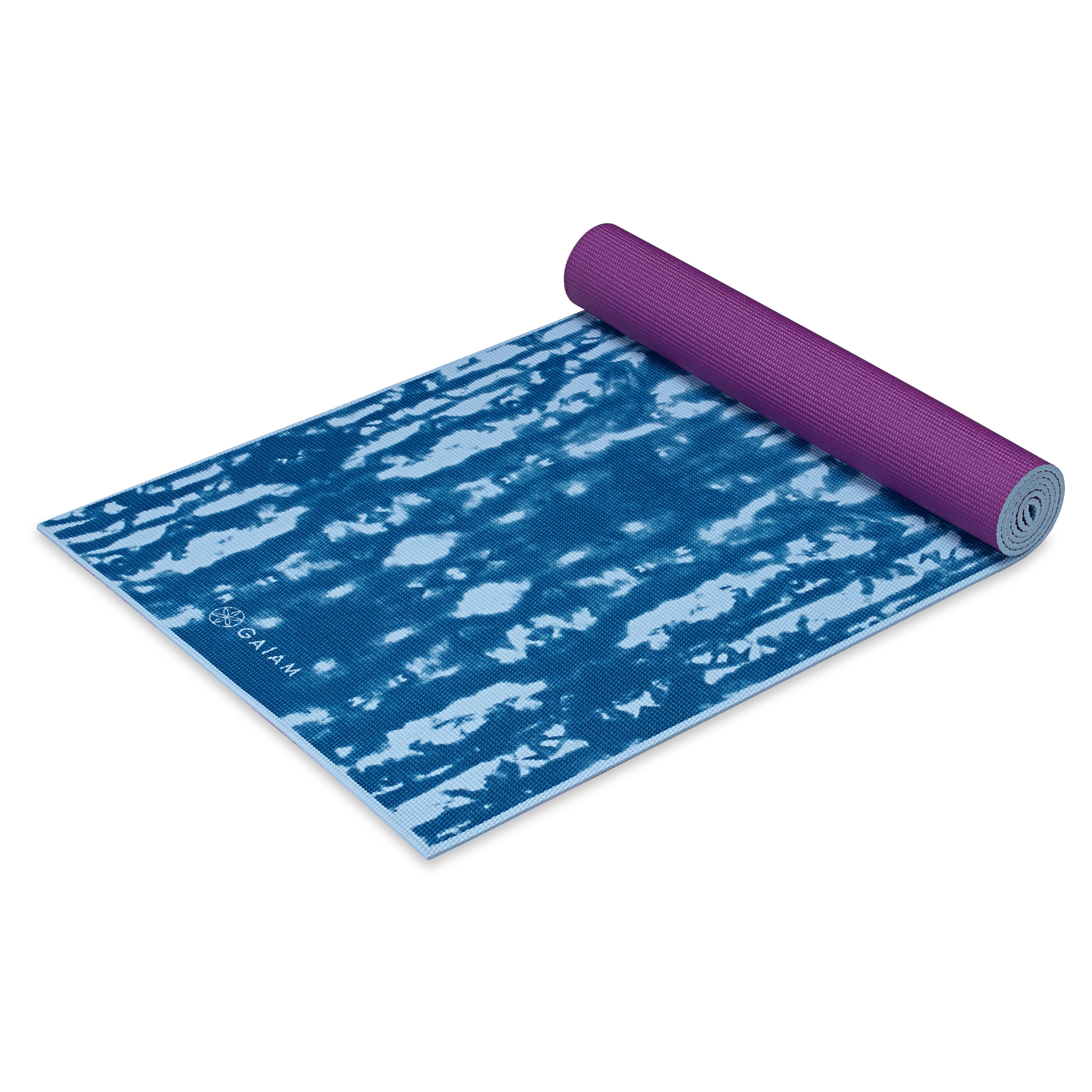 Premium Reversible Purple Lotus Yoga Mat (6mm)