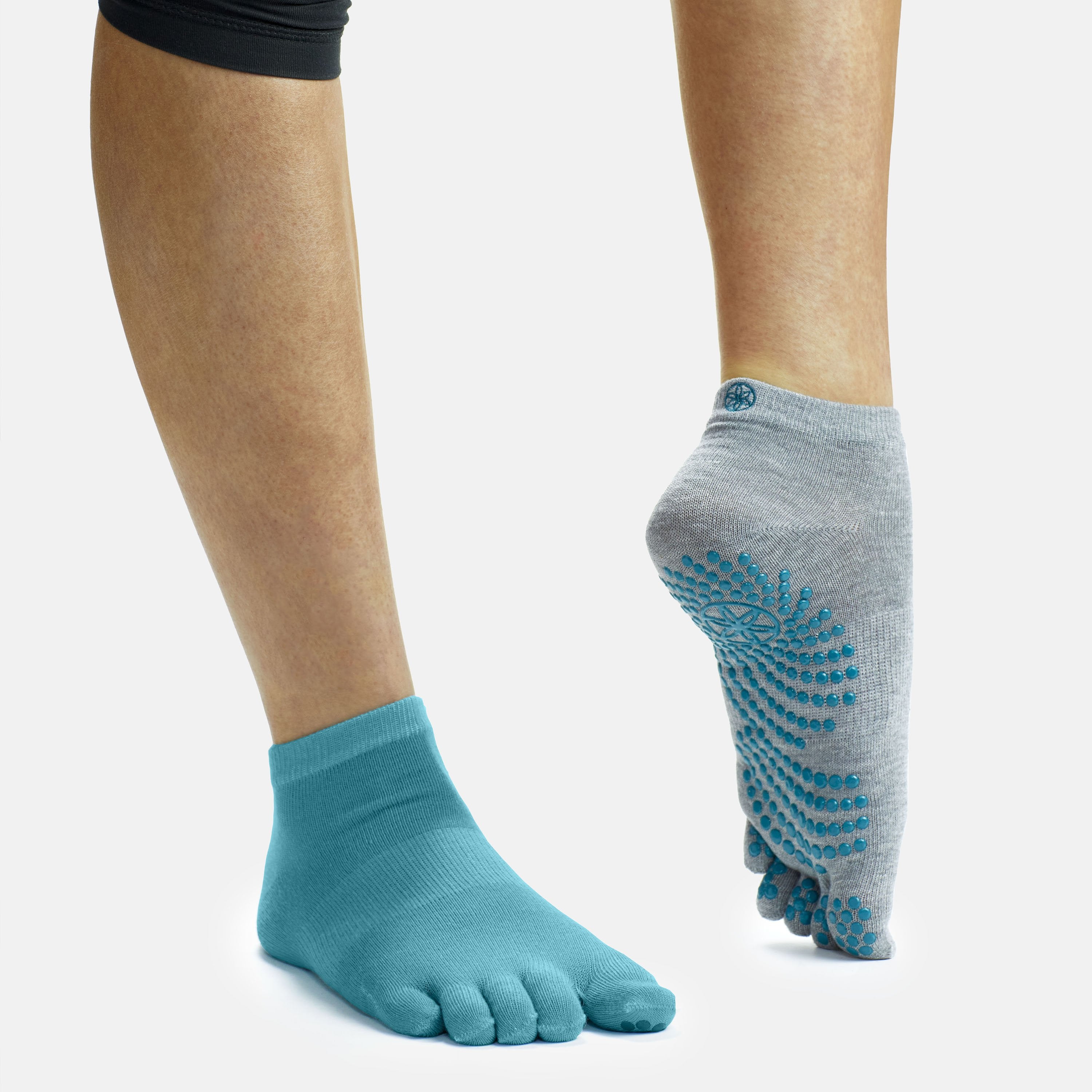 Grippy Classic Yoga Socks - 2 Pack