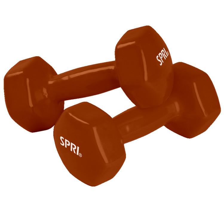 Deluxe Vinyl Dumbbells (20lb Pair)