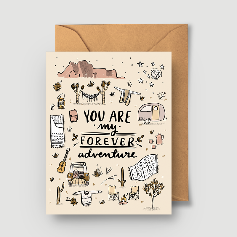 Forever Adventure Greeting Card