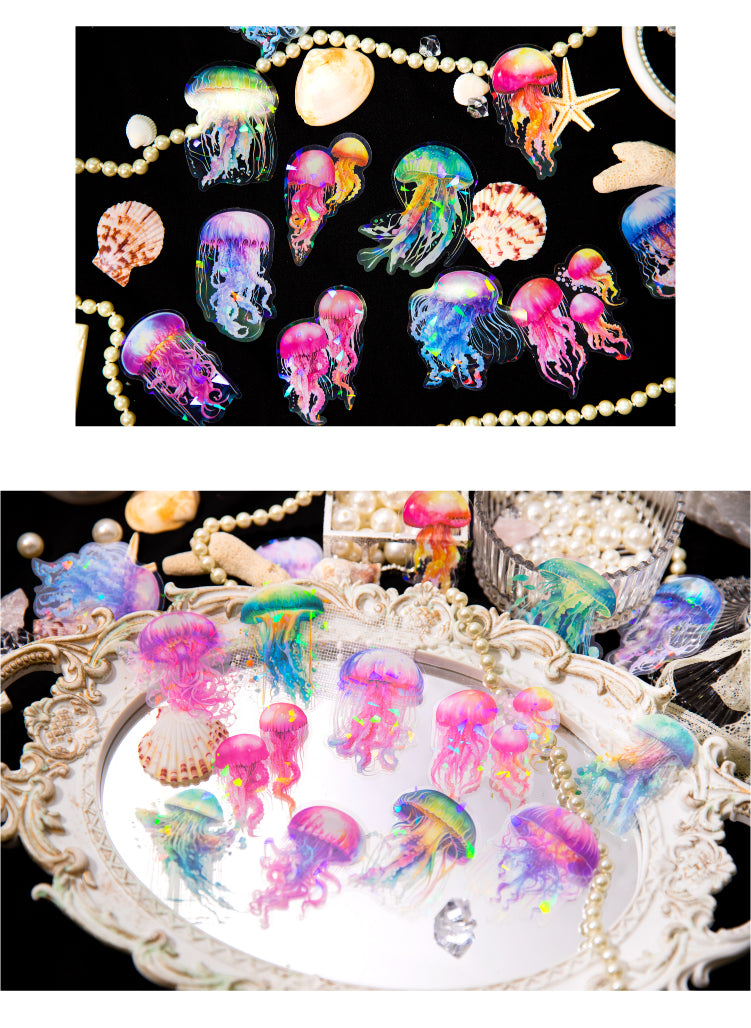 Jellyfish Fantasy Stickers 20pcs