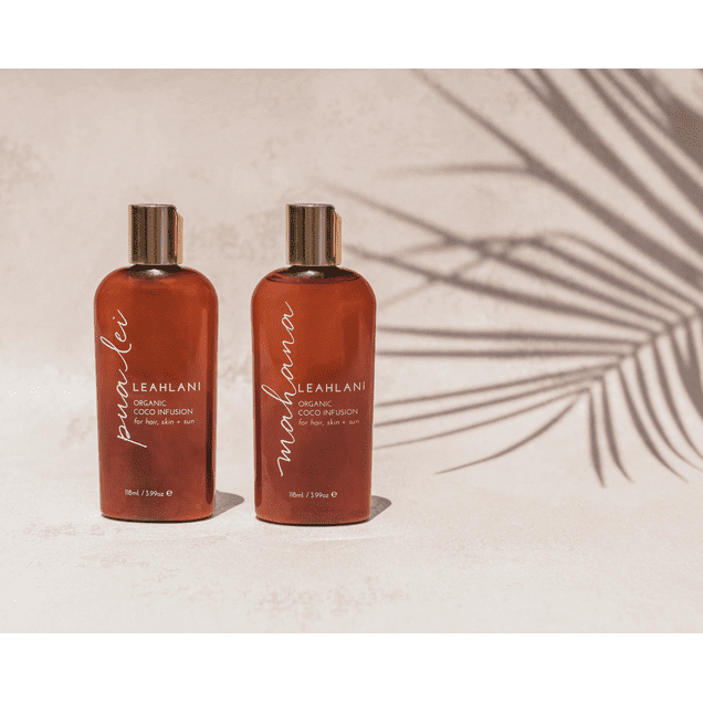 Leahlani Pua lei Coco Infusion ~ Floral Body Oil for Hair, Skin, and Sun