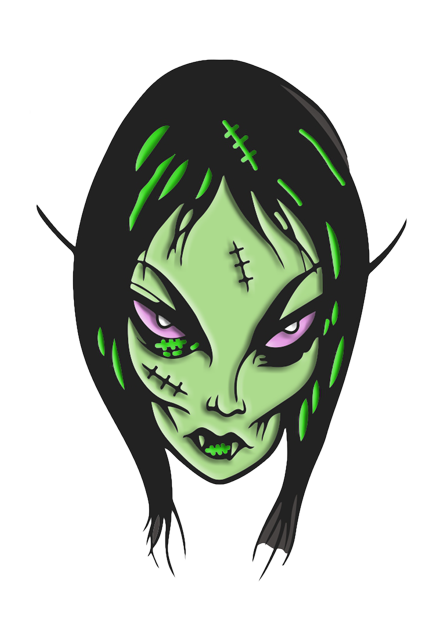 Toxictoons Ghoulena - Enamel Pin
