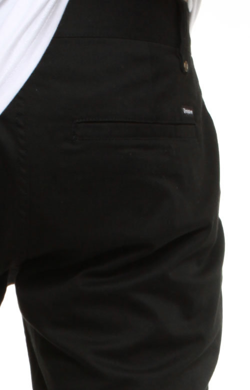 Grain Slim Chino Pants - Black