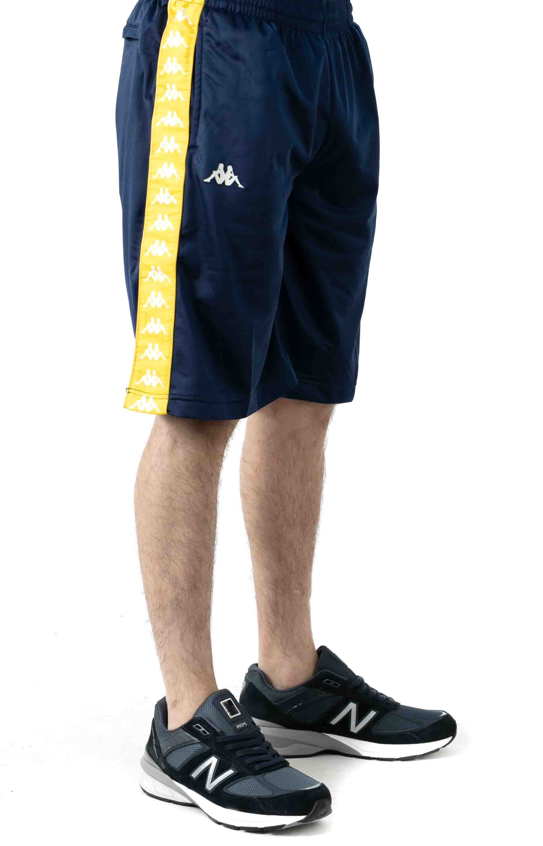  222 Banda Treadwellz Shorts - Blue Mid/Yellow 