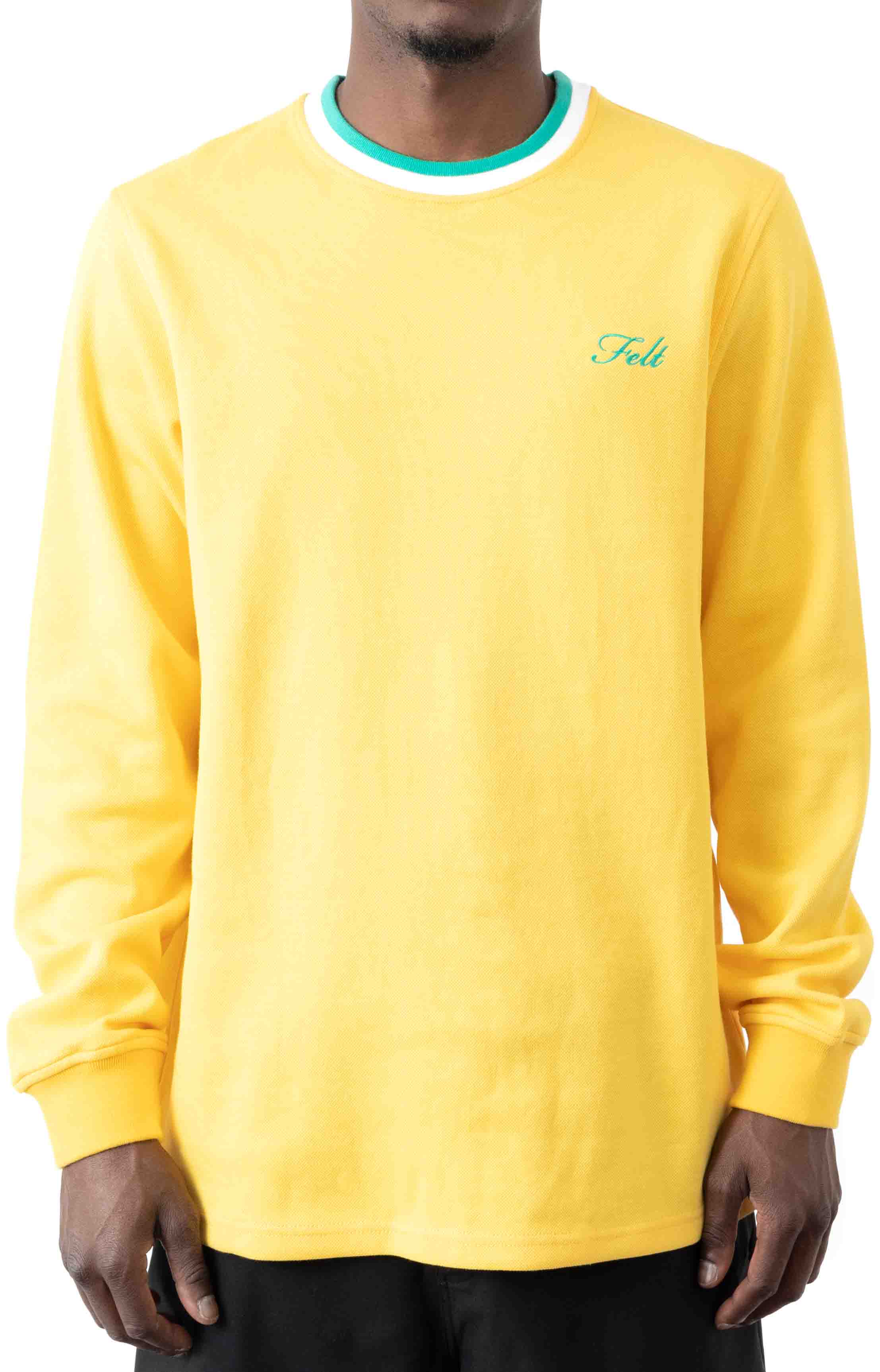  Pique L/S Shirt - Yellow 