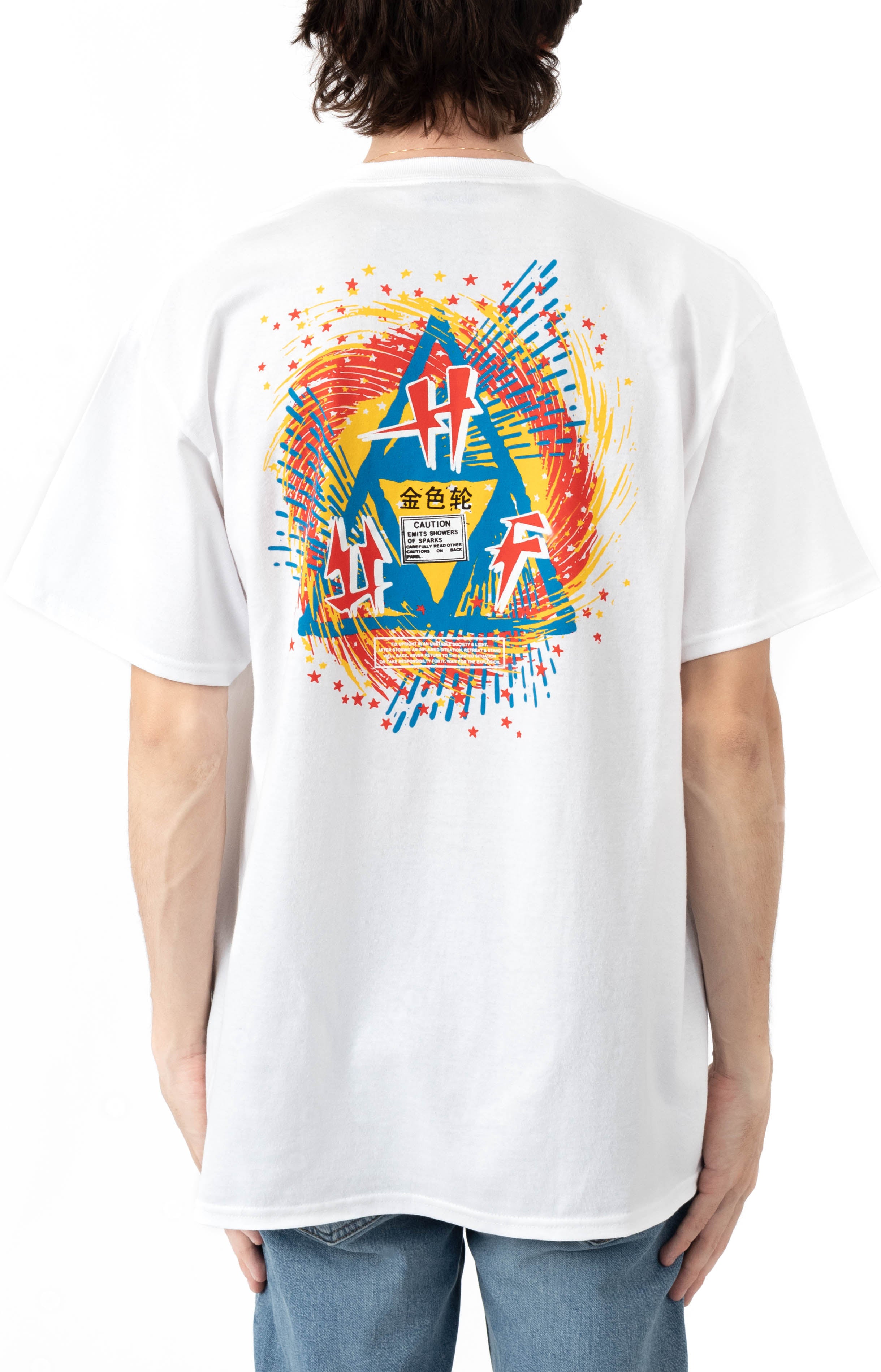  Flashing Wheel TT T-Shirt - White 