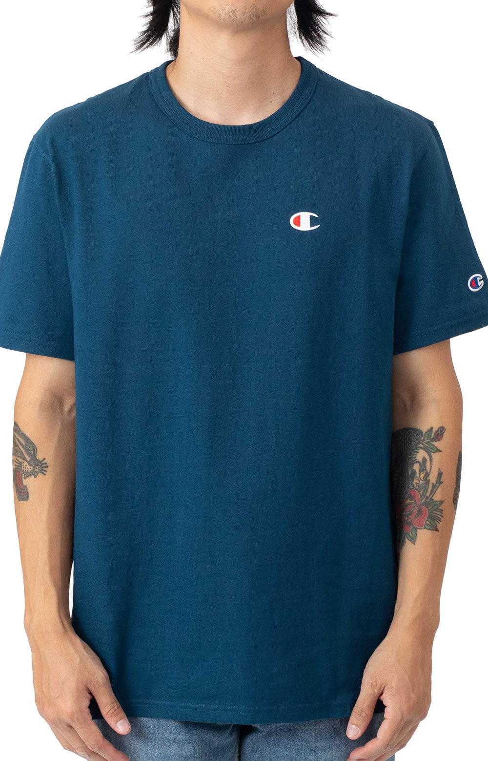  C Logo Heritage T-Shirt - Jetson Blue 