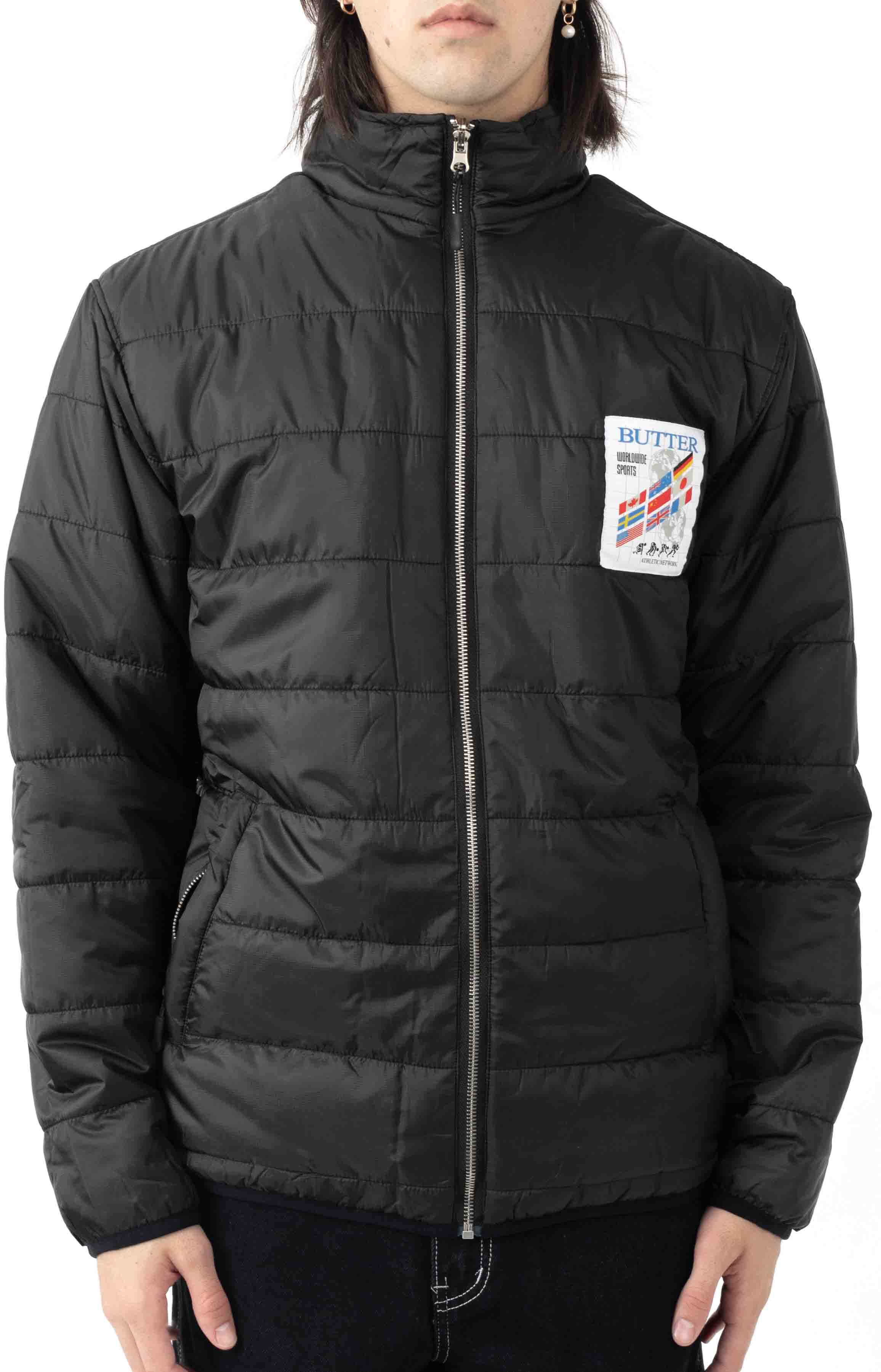  Cyclone Reversible Puffer Jacket - Black 