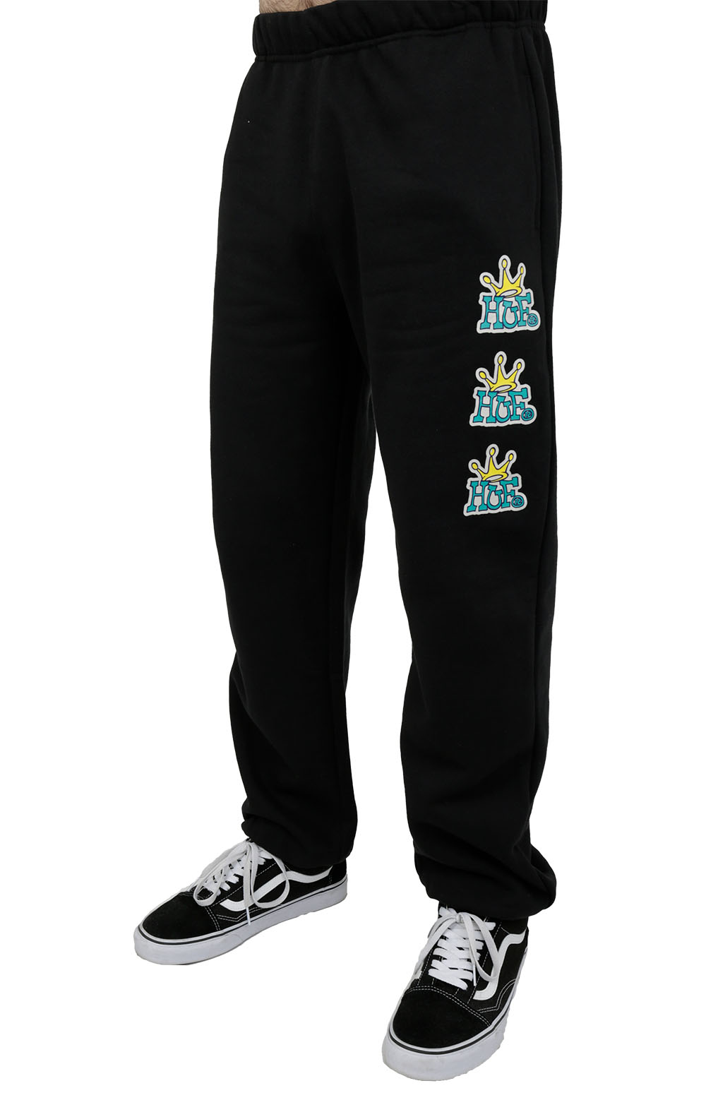  Crown Stack Fleece Pant - Black 