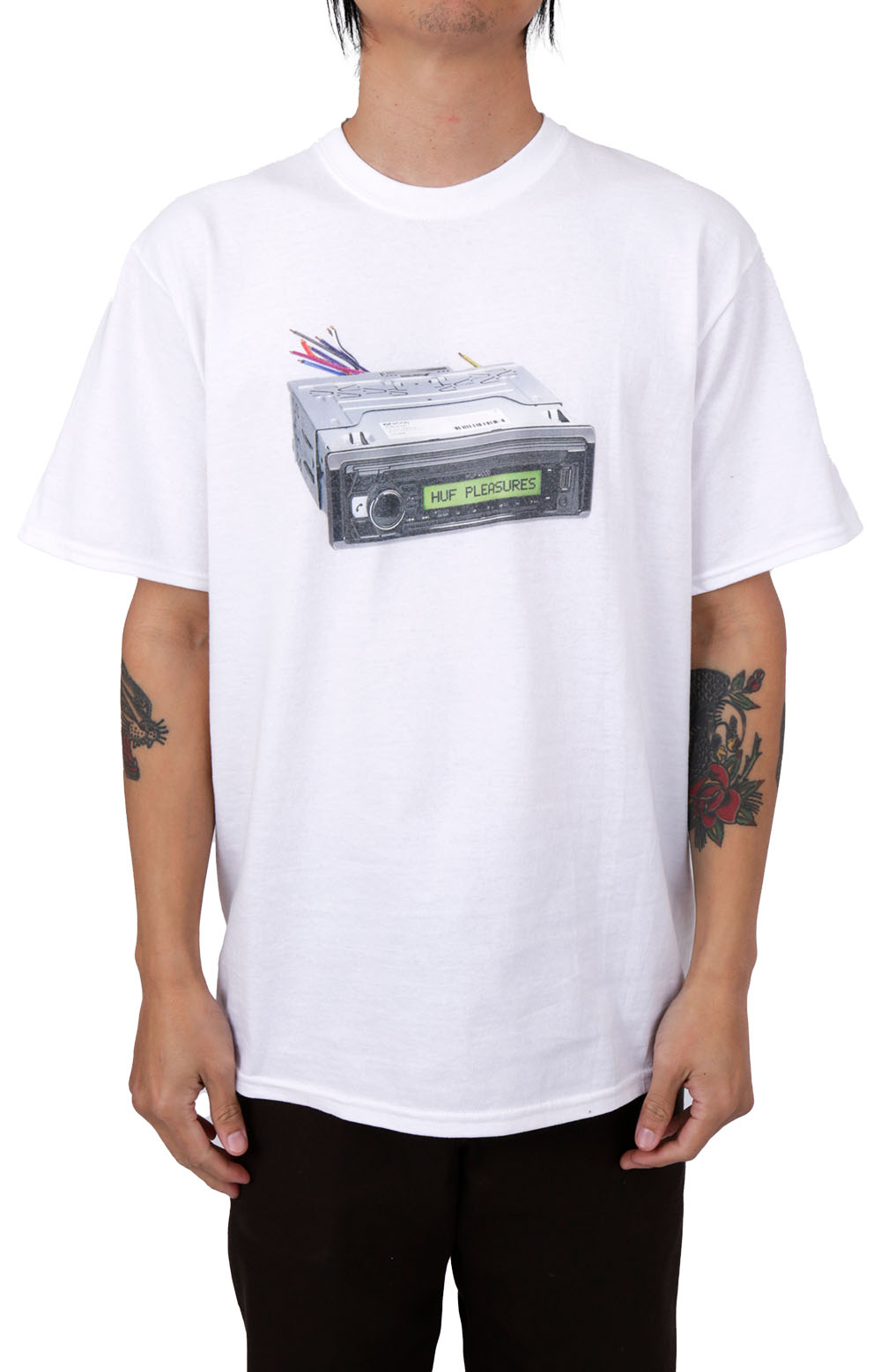  x Pleasures Head Unit T-Shirt - White 