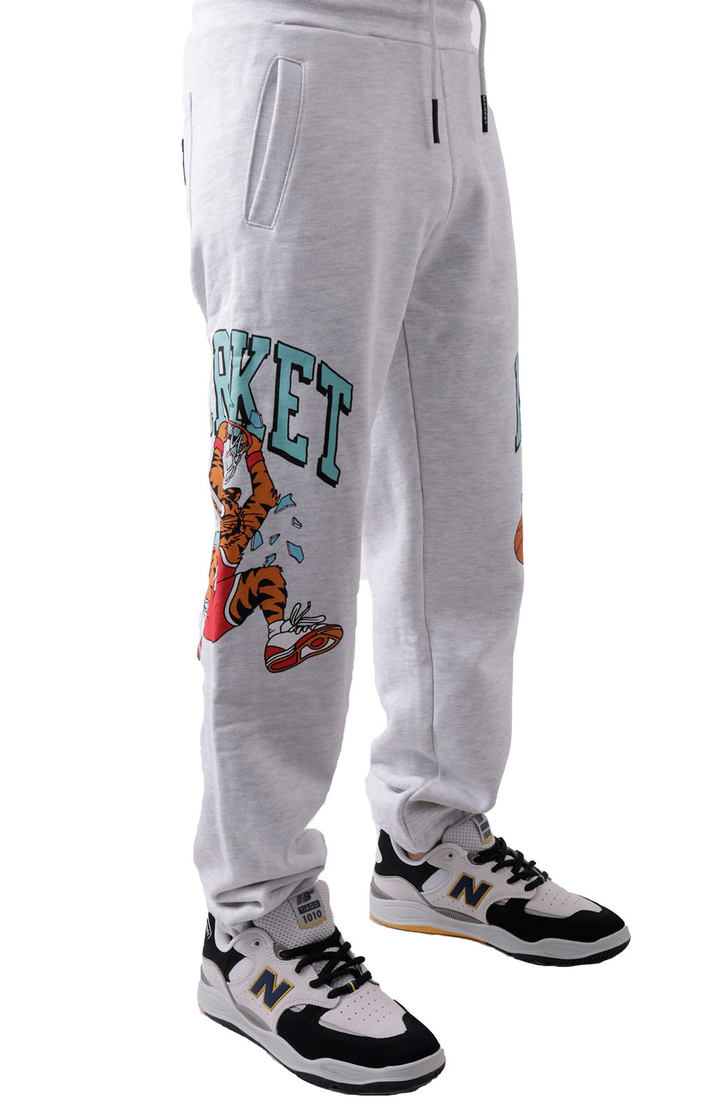  Market Dunking Cat Sweatpants - Ash 