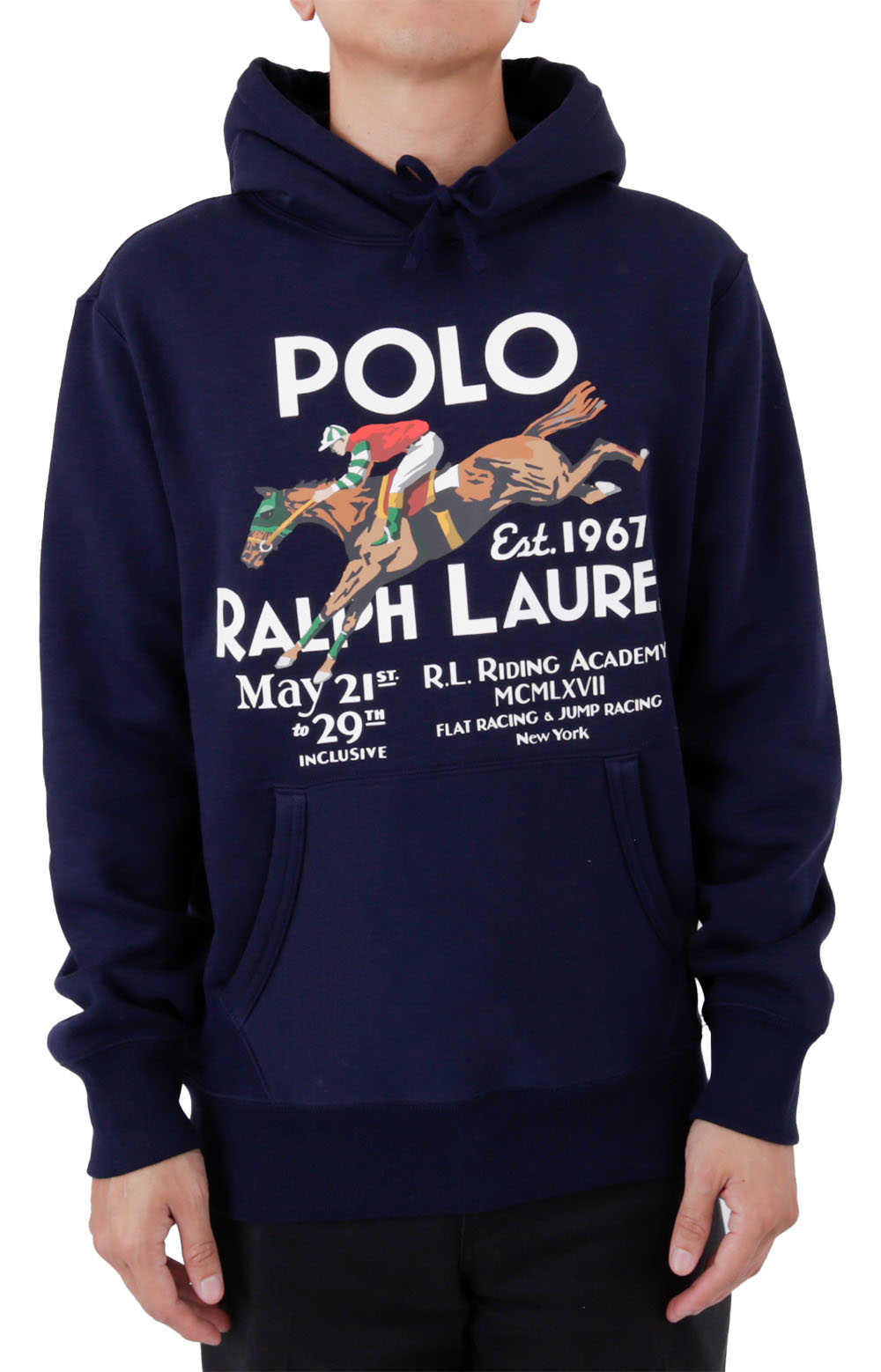  Vintage Fleece Pullover Hoodie - Cruise Navy 