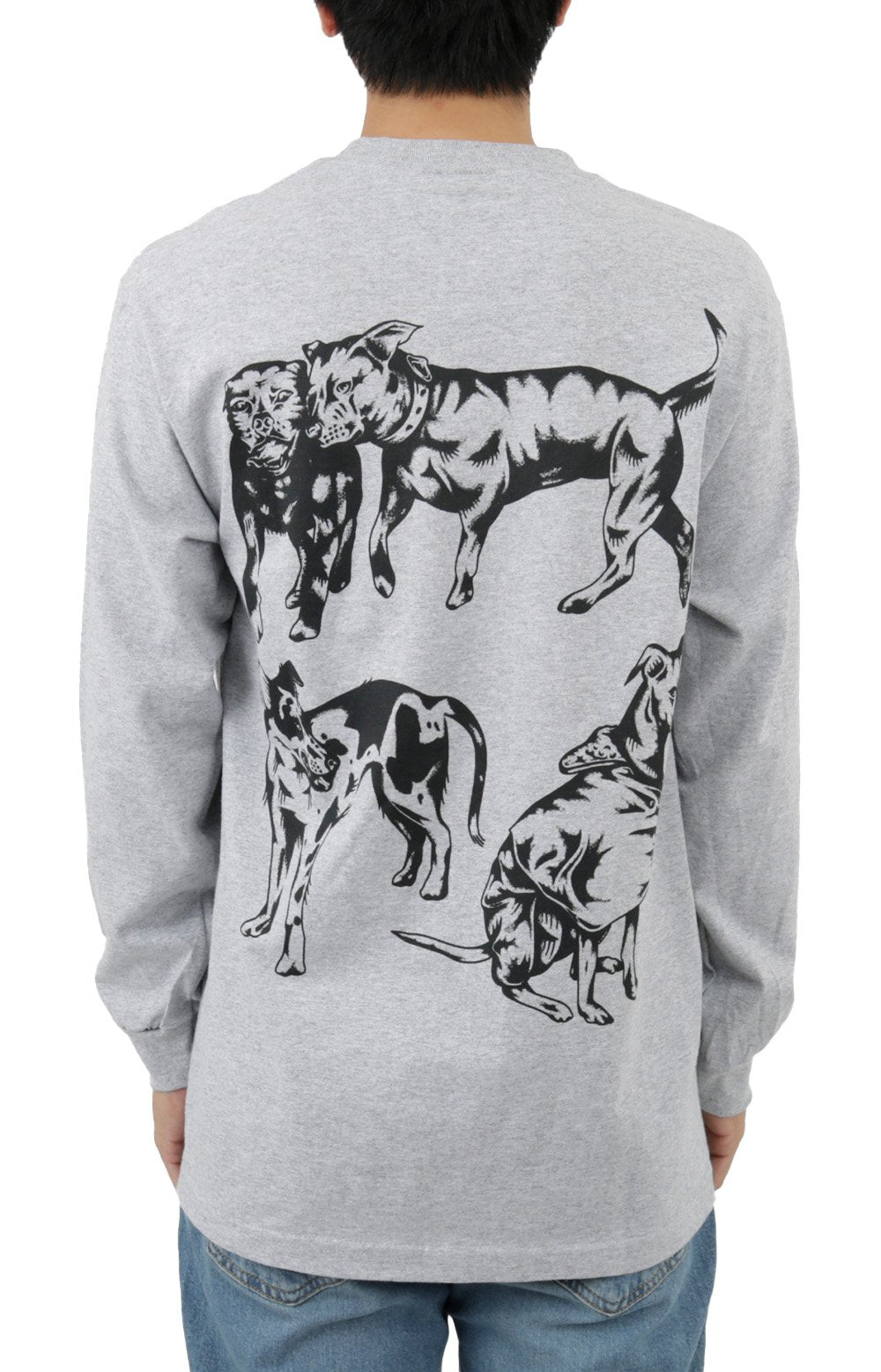  Pooch L/S Shirt - Ash Heather 