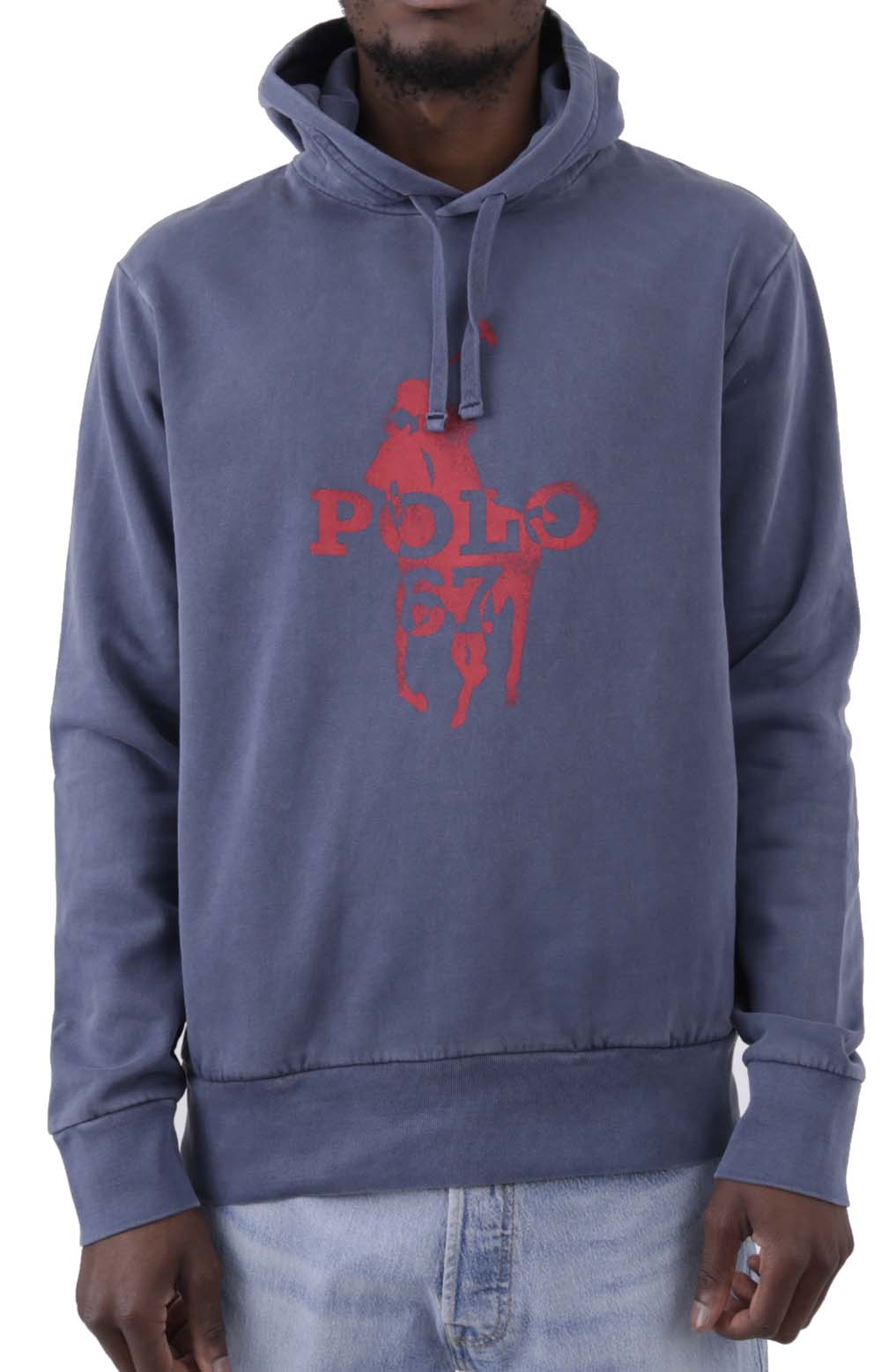  Big Pony Logo Fleece Hoodie - Navy 