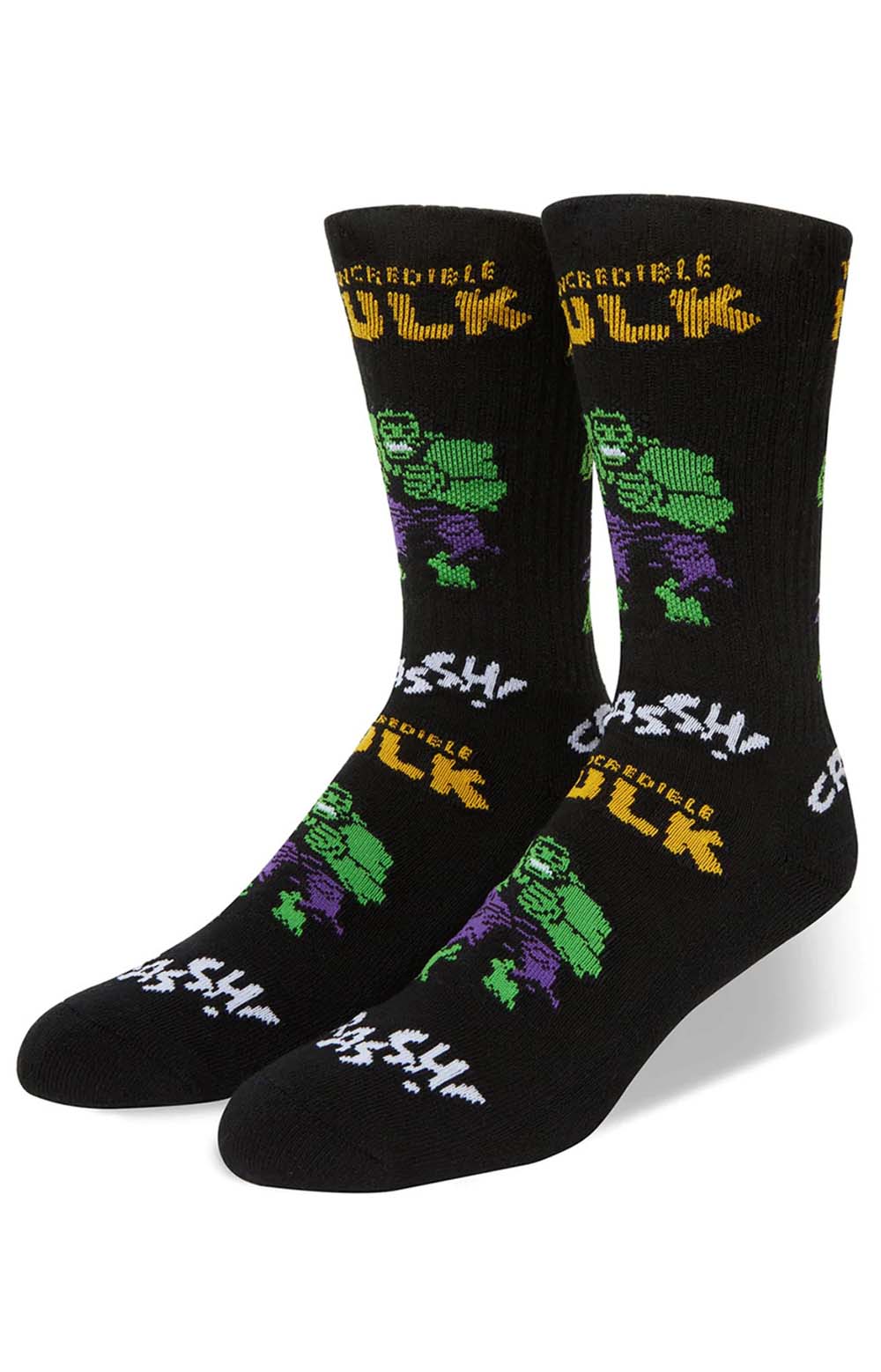  x Marvel Hulk Retro Crew Socks 