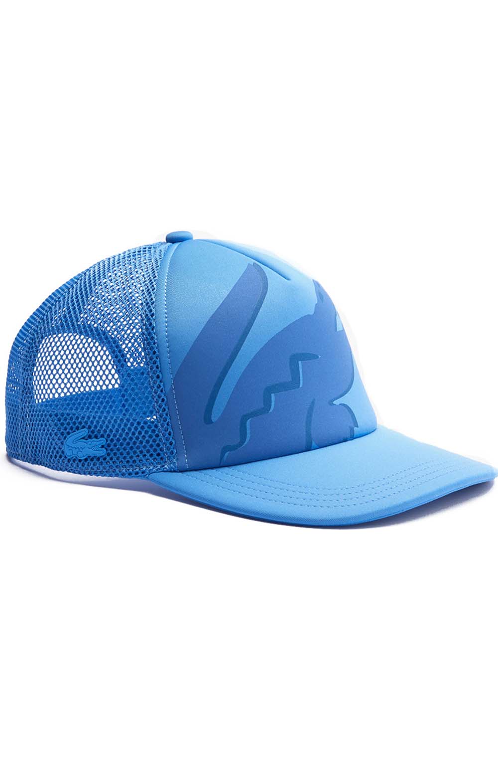  Crocodile Print Neoprene And Mesh Cap - Blue 