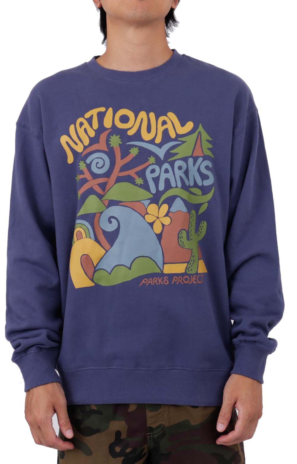  National Parks Whirled Crewneck - Navy 