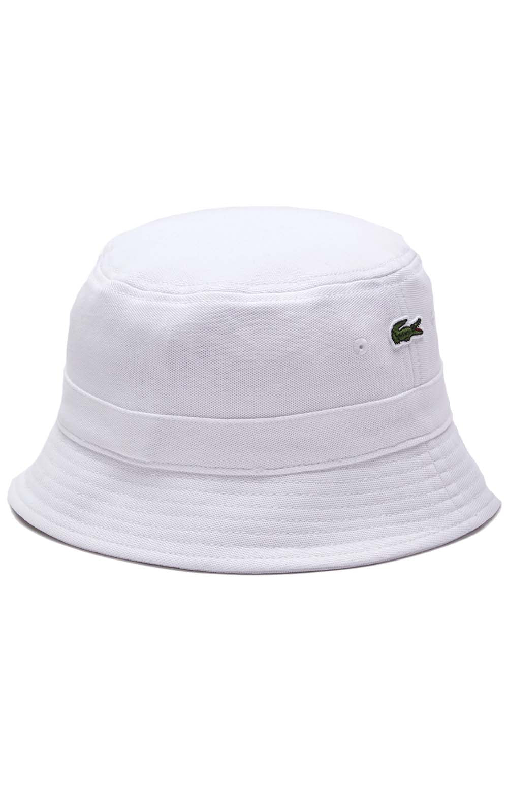  Organic Cotton Bucket Hat - White 