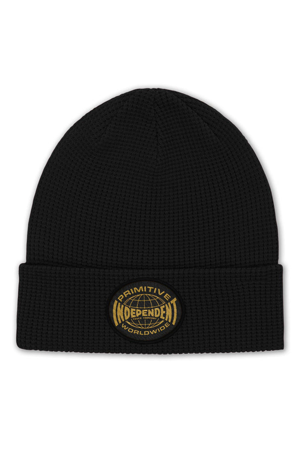  x Independent Global Waffle Beanie - Black 