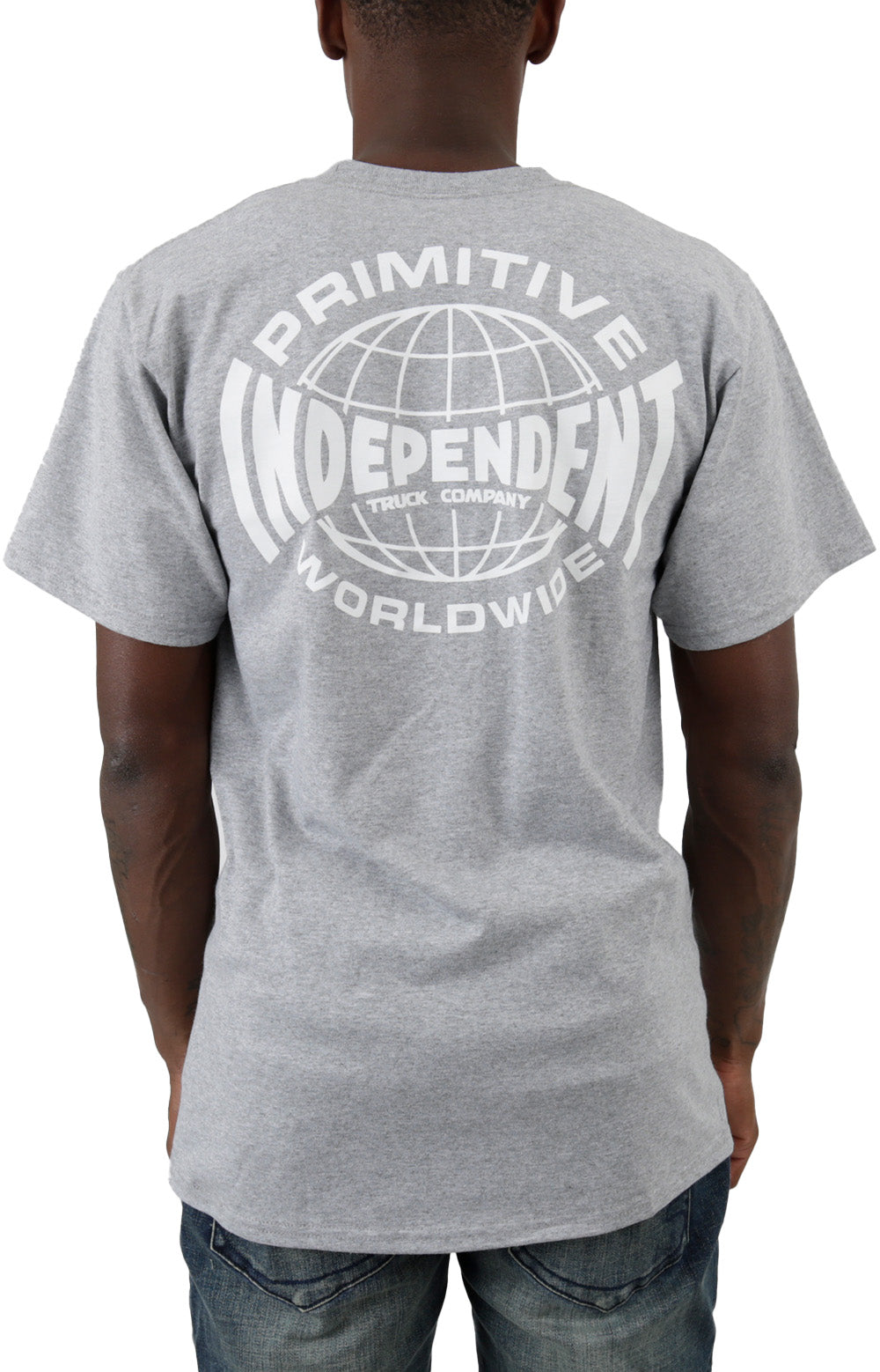  x Independent Global T-Shirt - Athletic Heather 