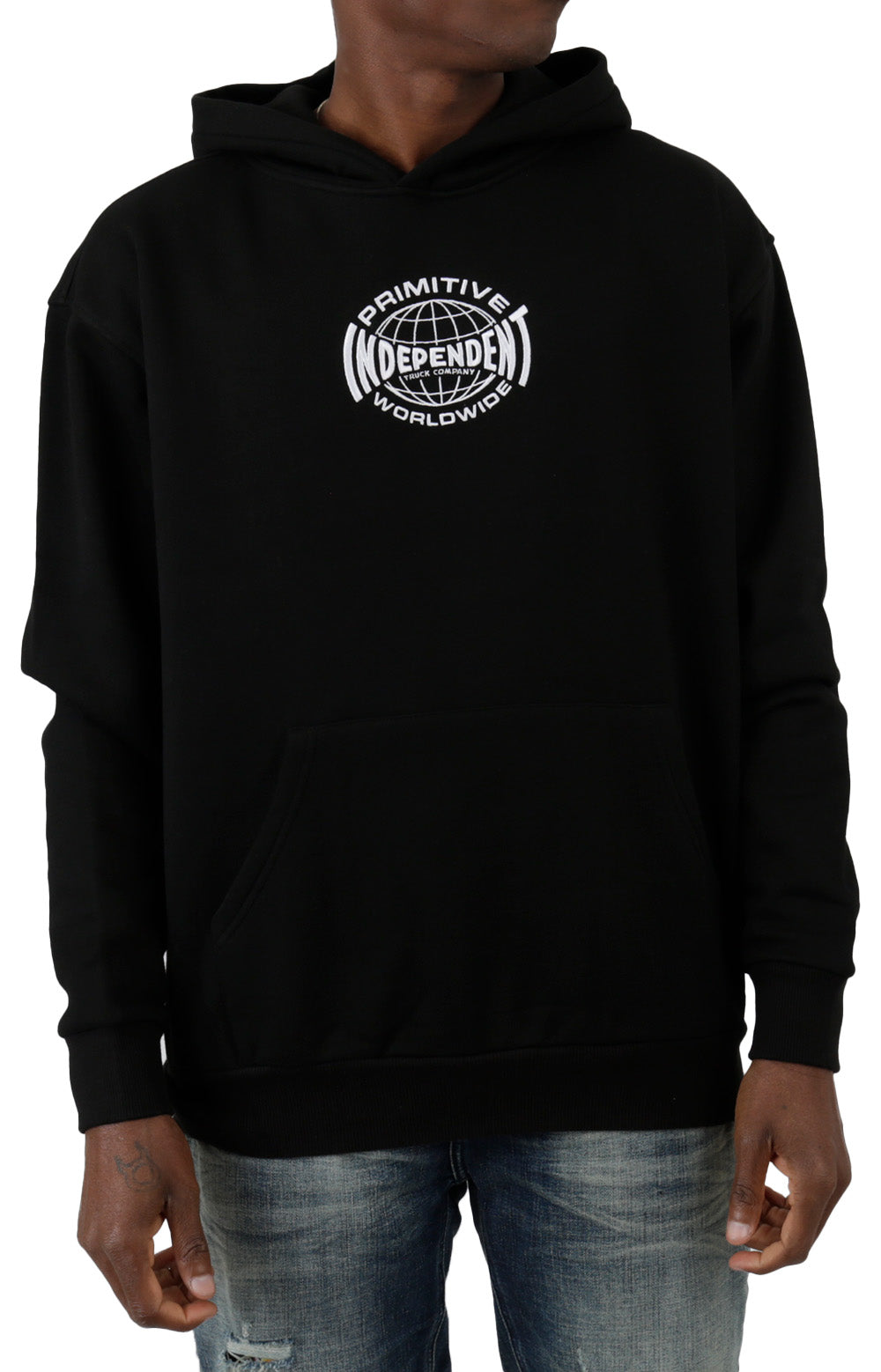  x Independent Global Pullover Hoodie - Black 