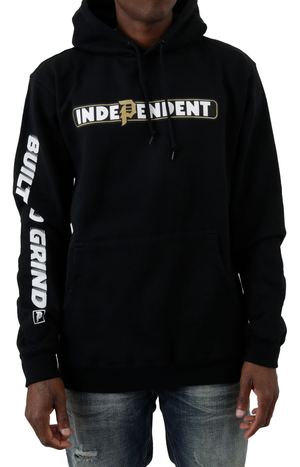  x Independent Bar Pullover Hoodie - Black 