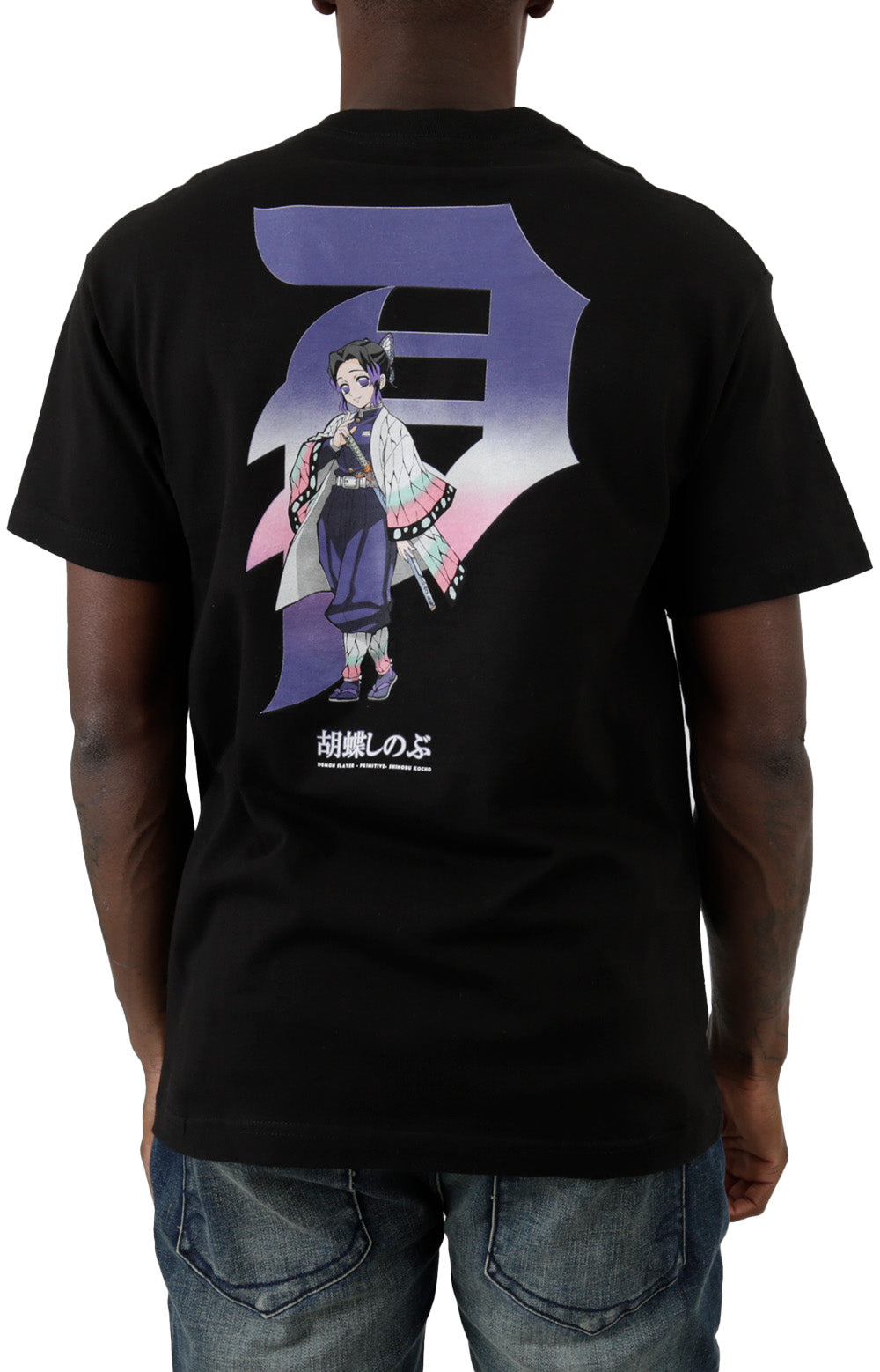 x Demon Slayer Shinobu Dirty P T-Shirt - Black