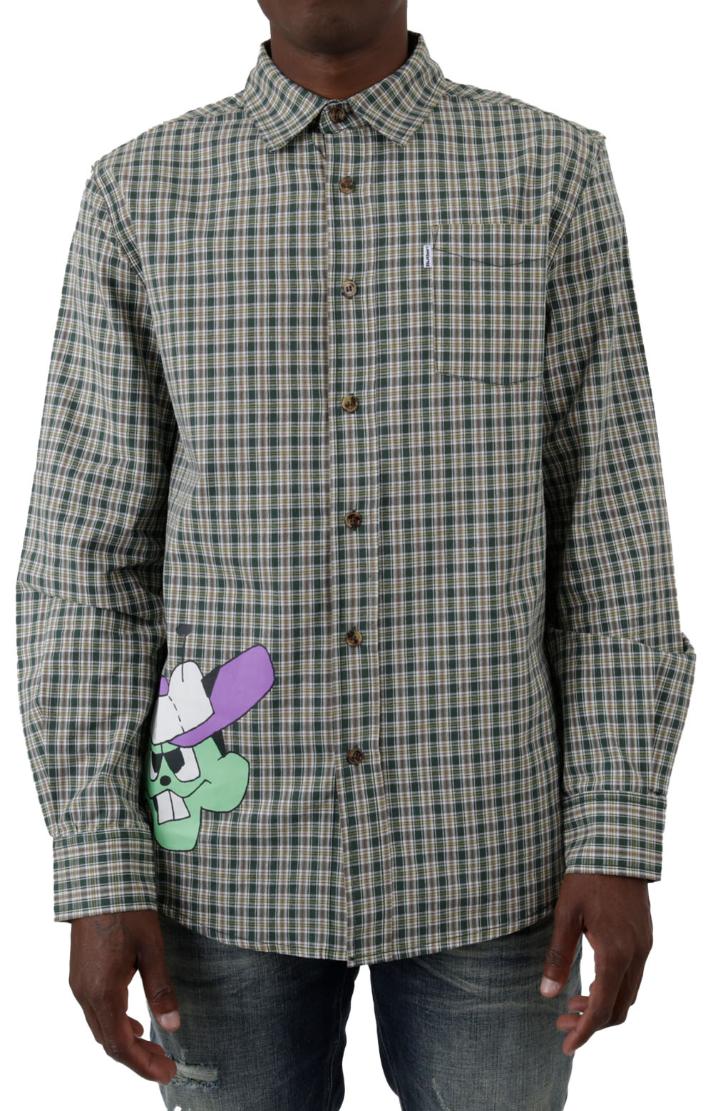  Bug Out Plaid Shirt - Forest Green 