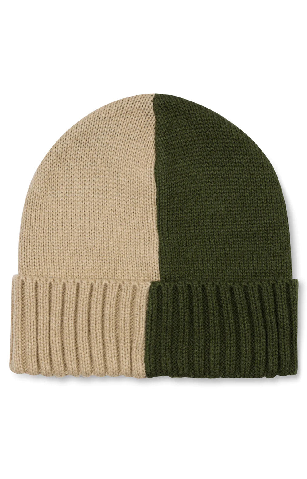 Lord Nermal Split Beanie - Moss/Stone