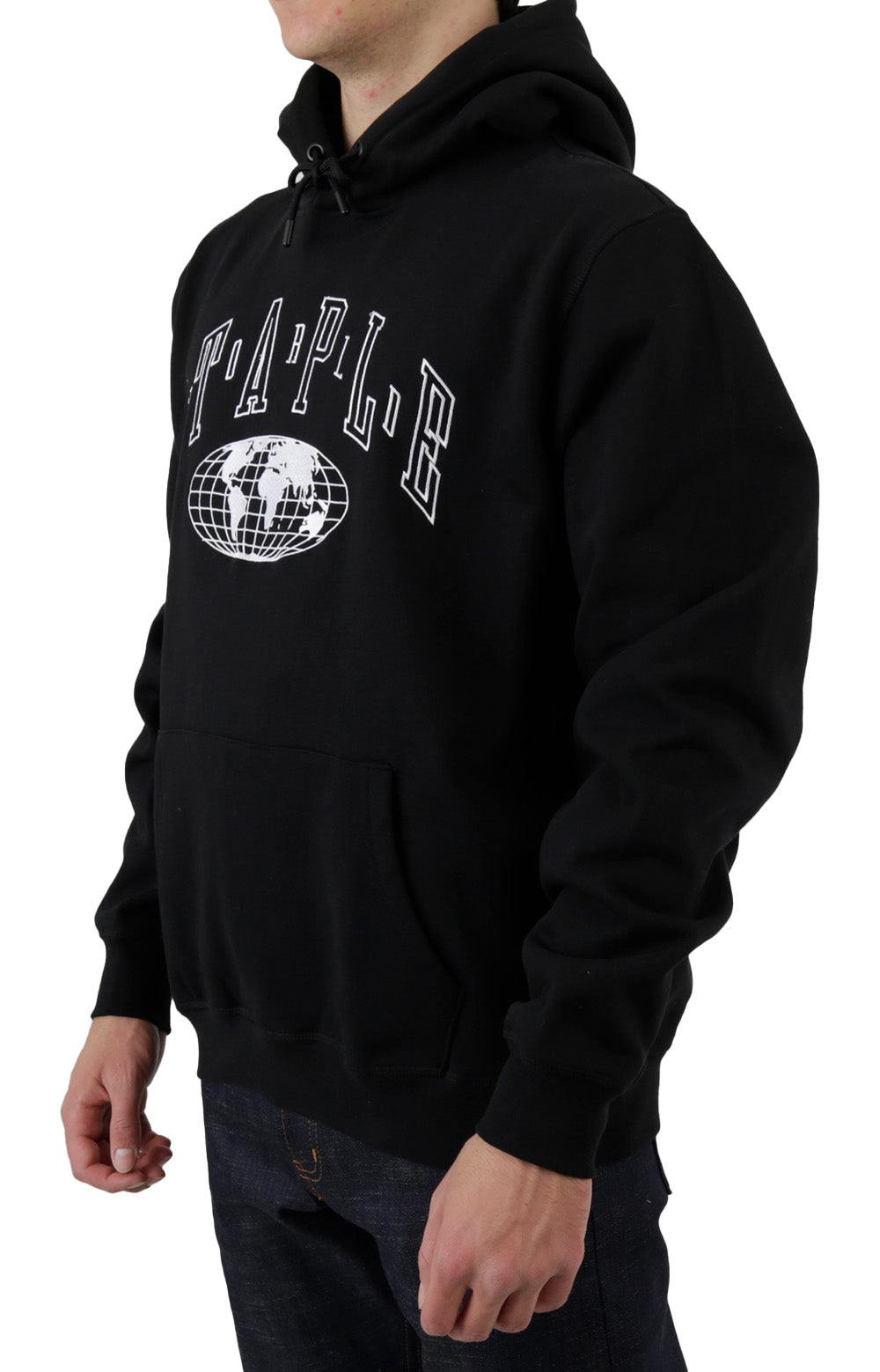 Staple World Emb. Pullover Hoodie