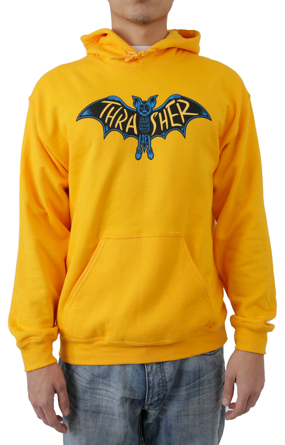  Bat Pullover Hoodie - Gold 