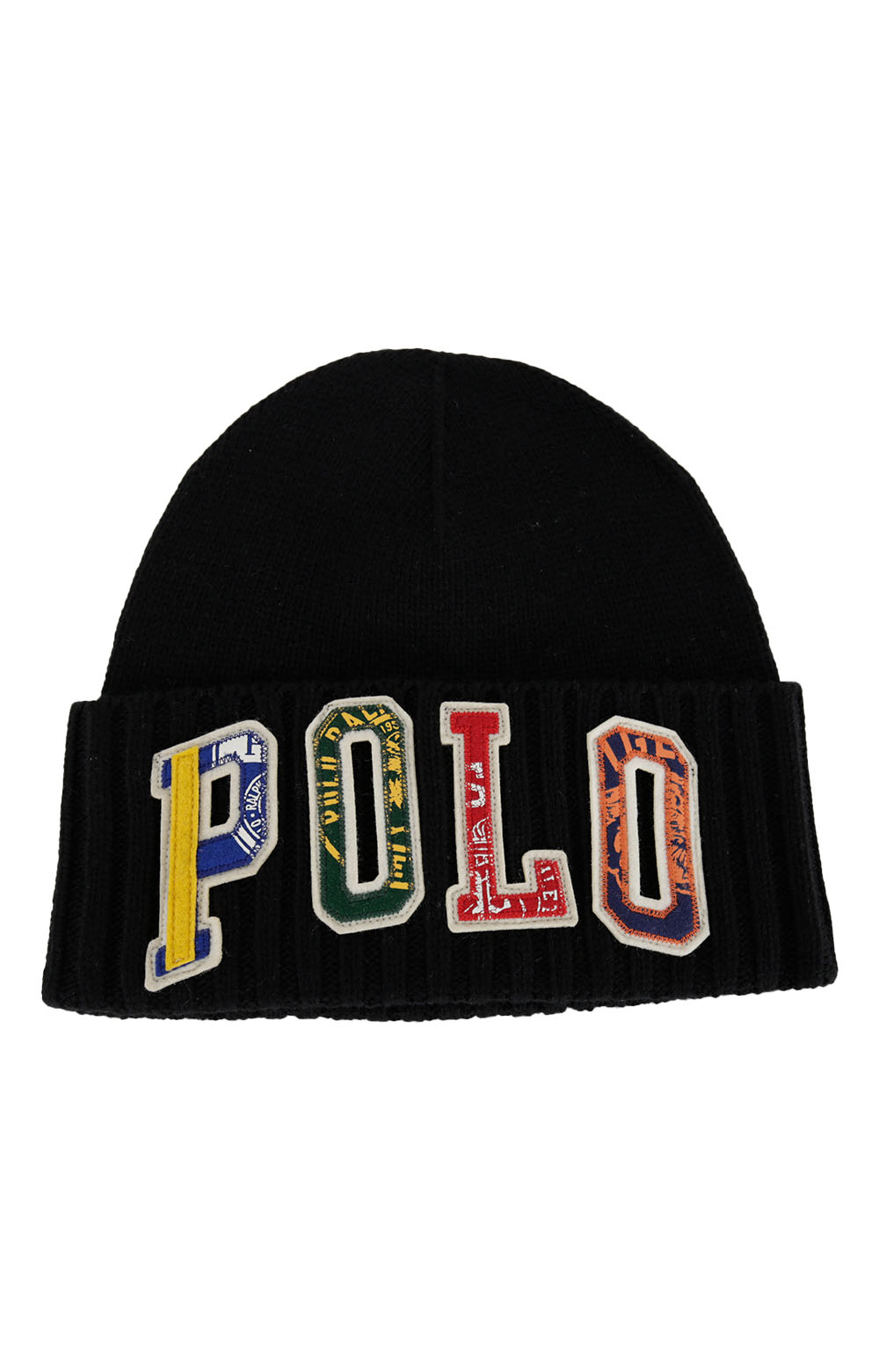 Applique Polo Beanie - Polo Black