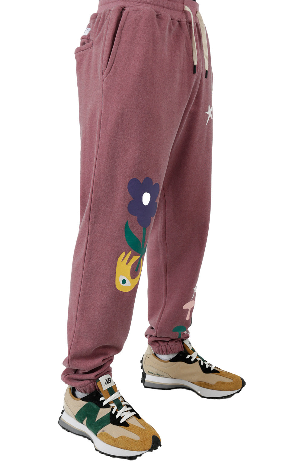 Lookout and Wonderland Fleece Jogger Pants - Berry